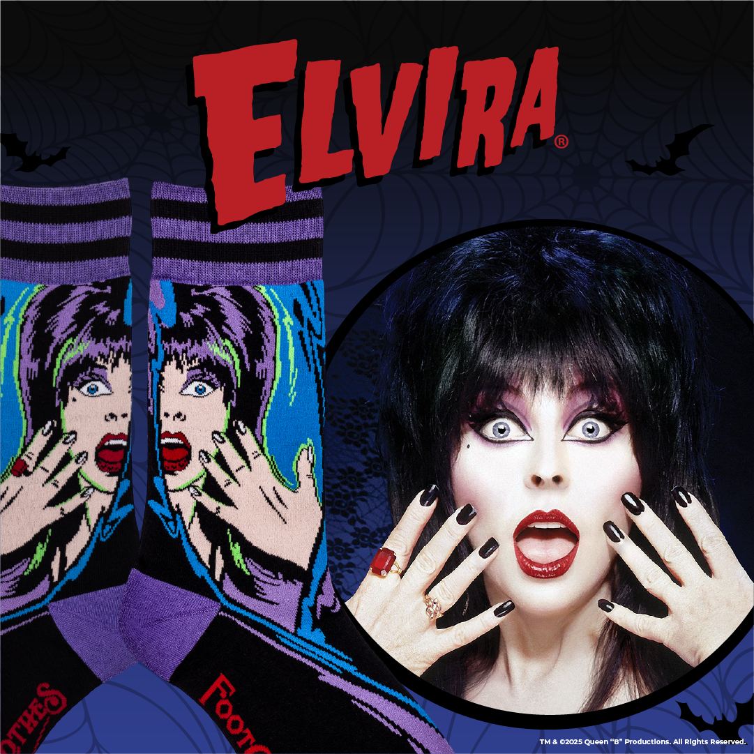 Elvira Unpleasant Dreemz Crew Socks