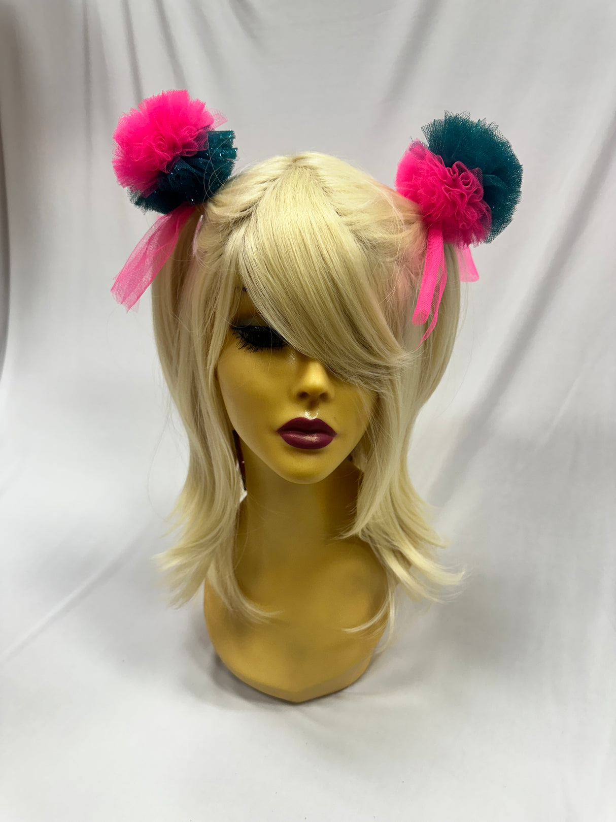 Ponytail Pom Poms Assorted Colors