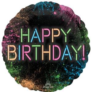 18" Happy Birthday Balloon