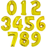 Foil Number Balloon