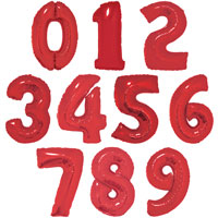 Foil Number Balloon