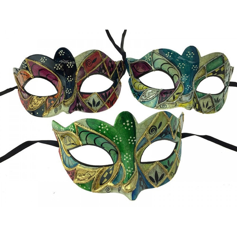 Harlequin Patch Venetian Masks