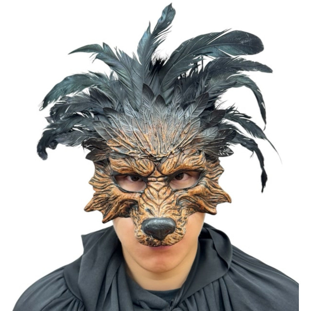 Feathered Werewolf Mask