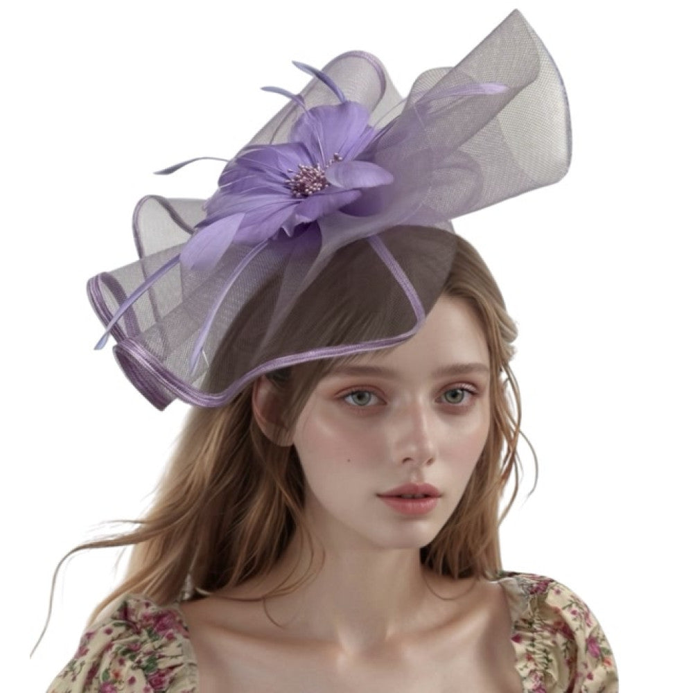 Purple Kentucky Derby Fascinator