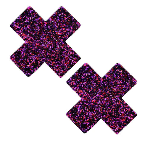 Super Sparkle Purple Cheshire Chunky Glitter X Factor Pasties
