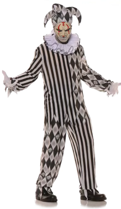 Evil Harlequin Costume O/S