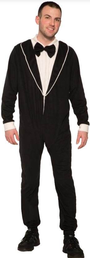 Adult Comfy Tuxedo Onesie