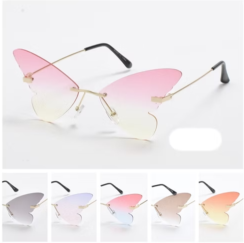 Butterfly Wing Ocean Lens Sunglasses
