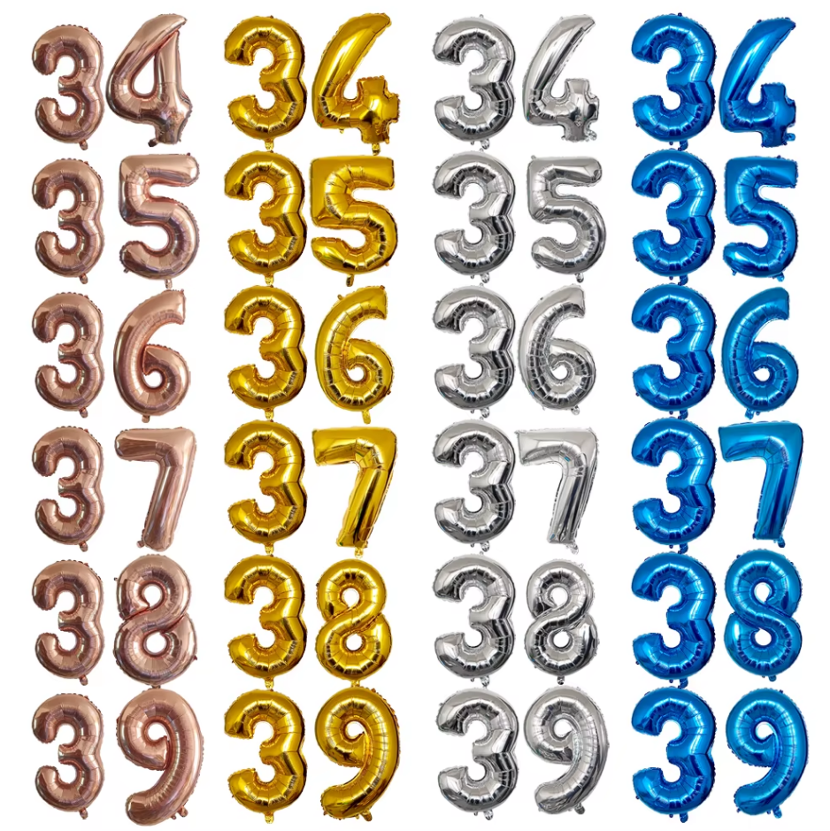 Foil Number Balloon