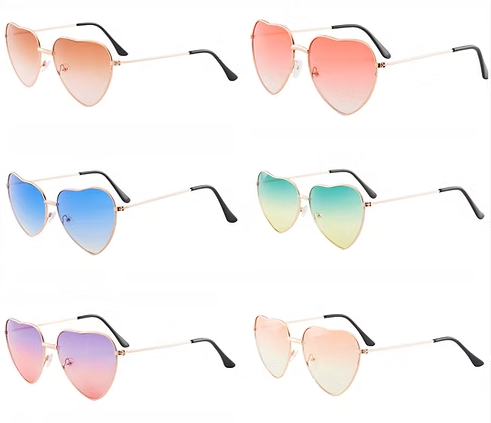 Heart Shaped Ocean Lens Sunglasses