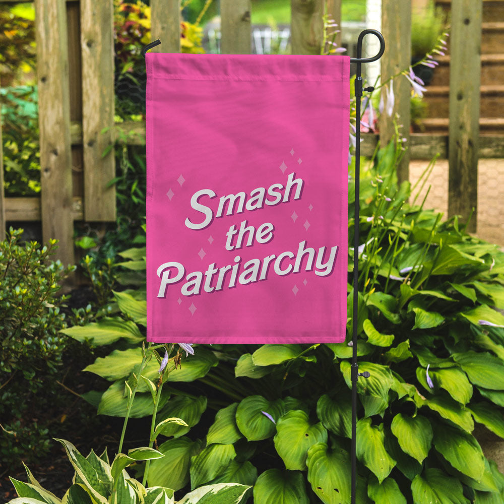 Smash the Patriarchy Garden Flag
