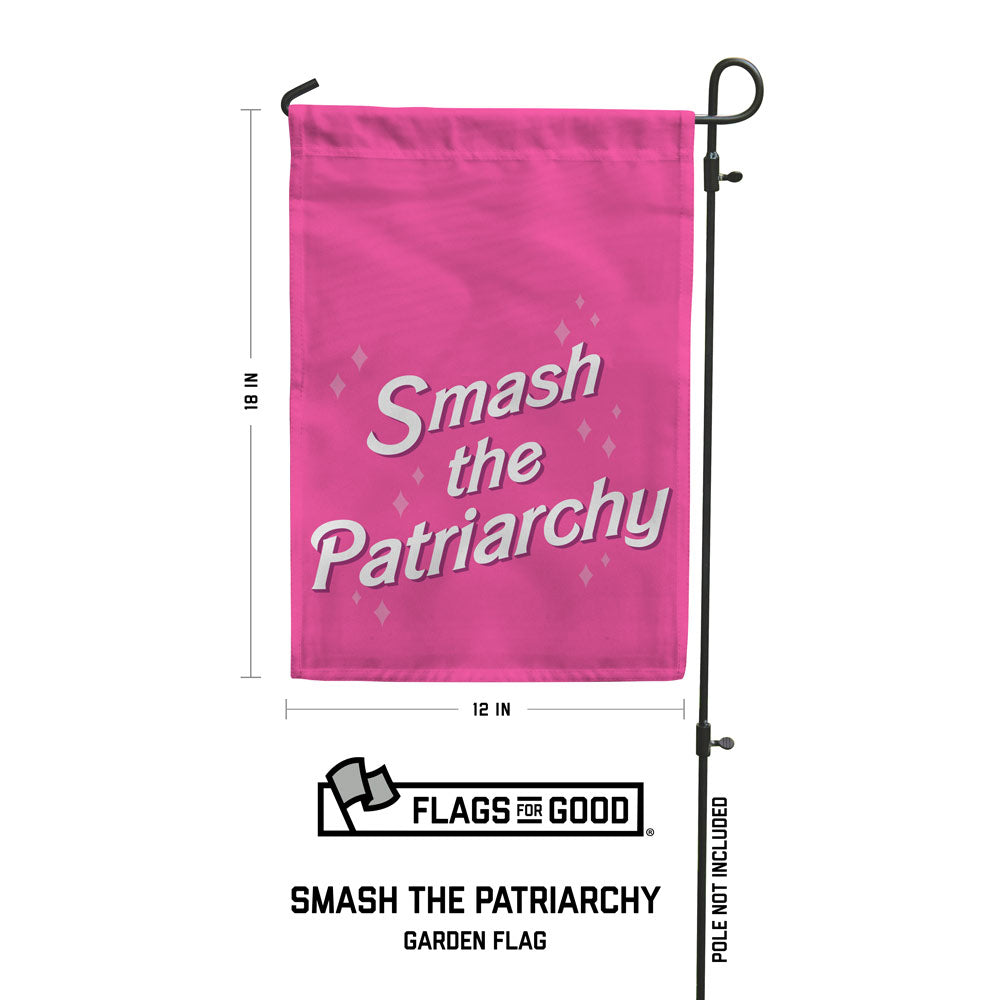 Smash the Patriarchy Garden Flag