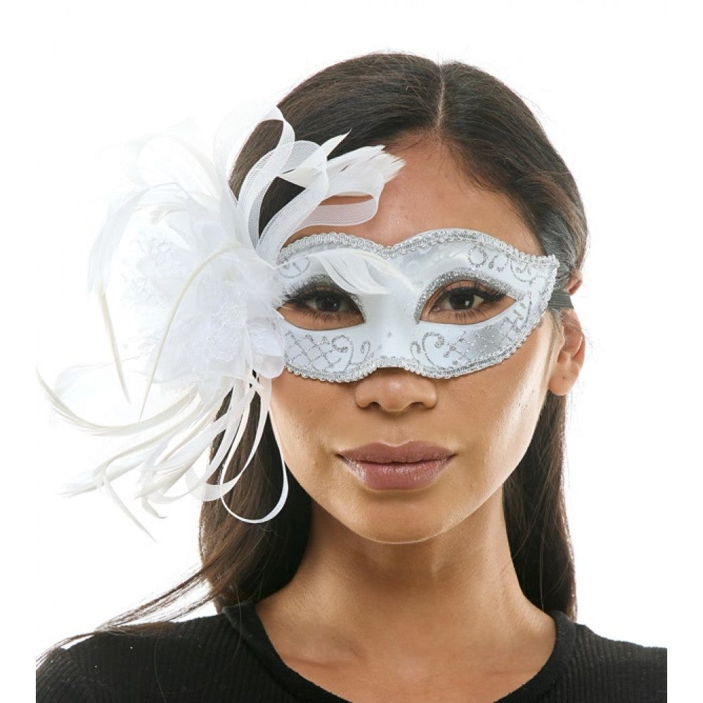 White Fairy Masquerade Mask