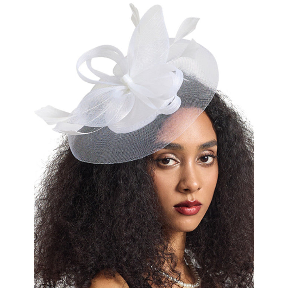 White Kentucky Derby Fascinator