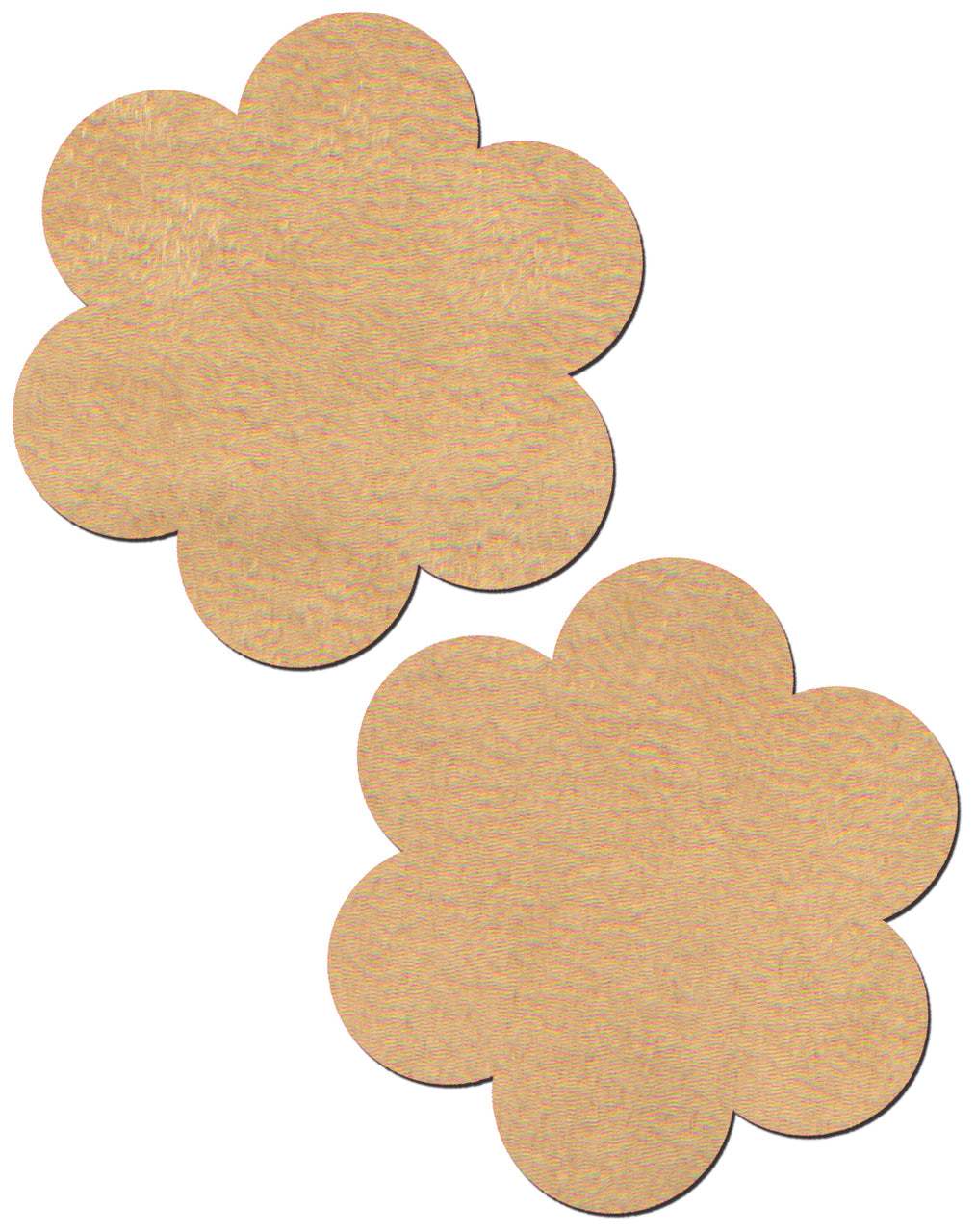 Daisy: Light Nude Vegan Suede Nipple Pasties