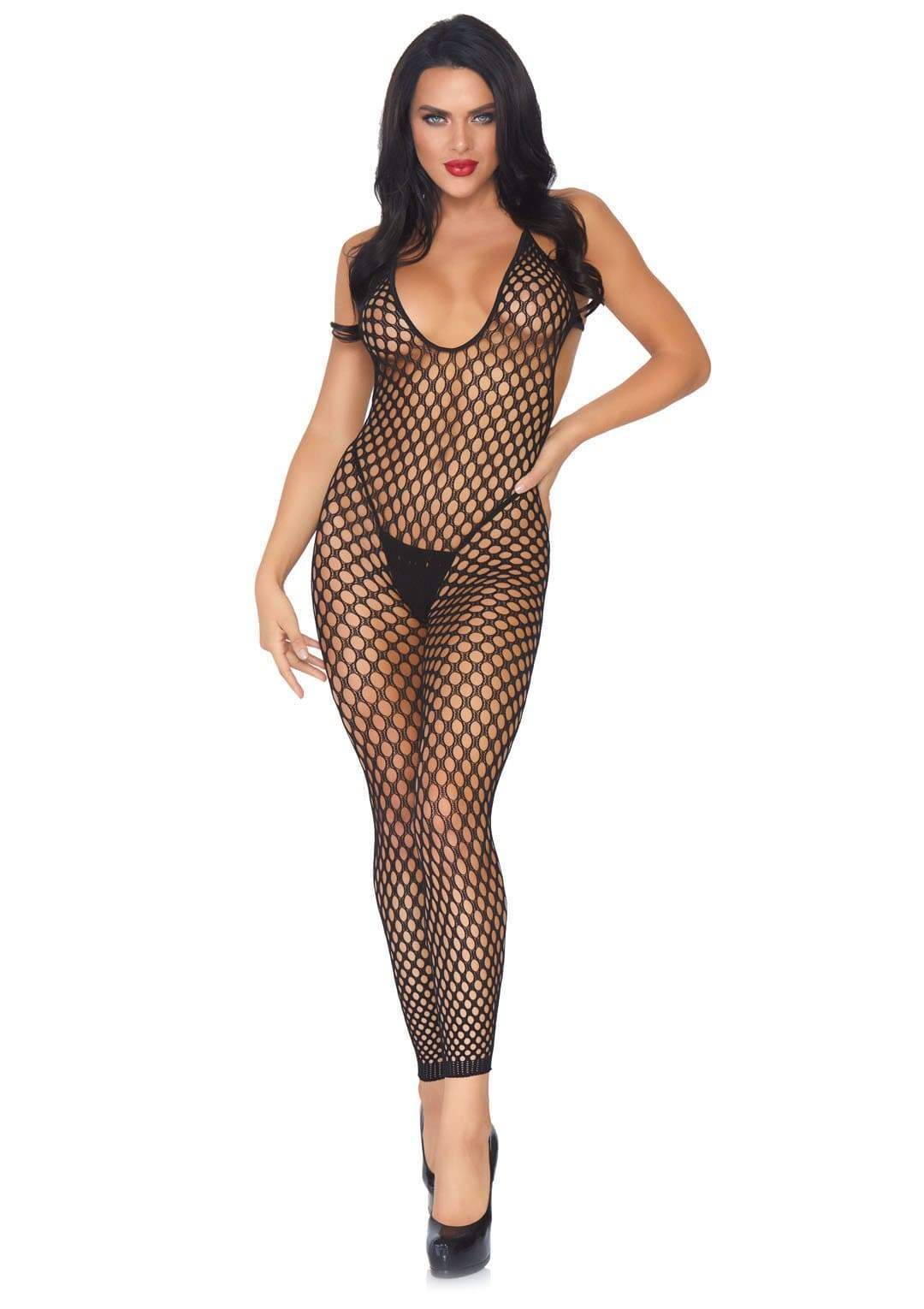Seamless Footless Low Back Bodystocking