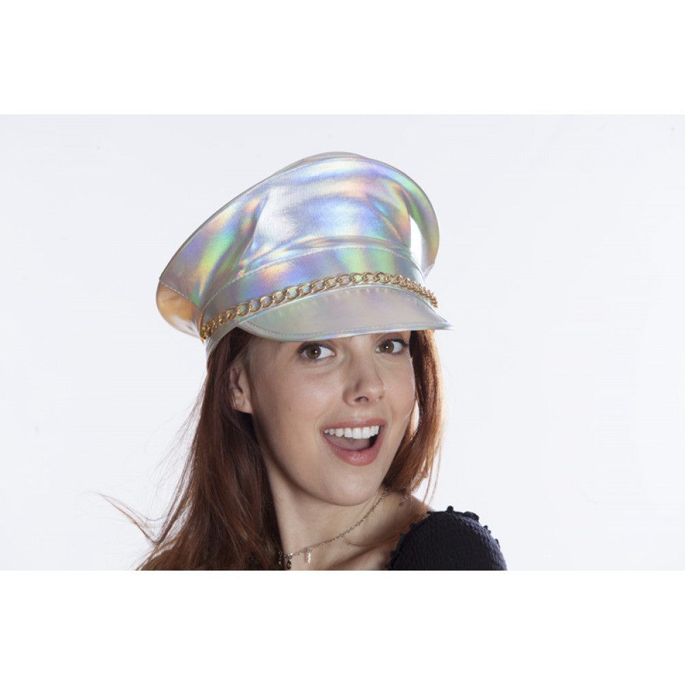 Holographic Military Style Hat