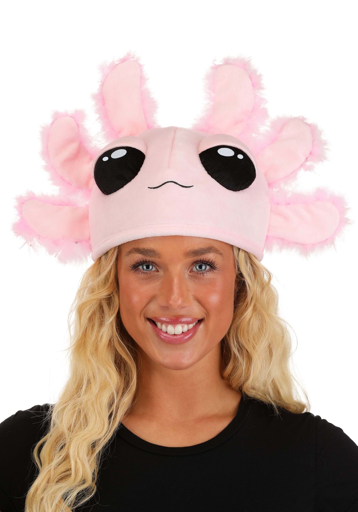Adult Pink Axolotl Costume Hat