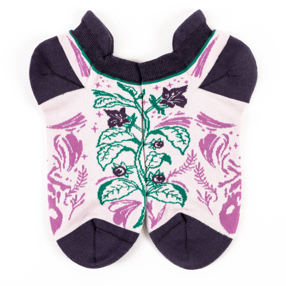 Belladonna Poisonous Plant Ankle Socks
