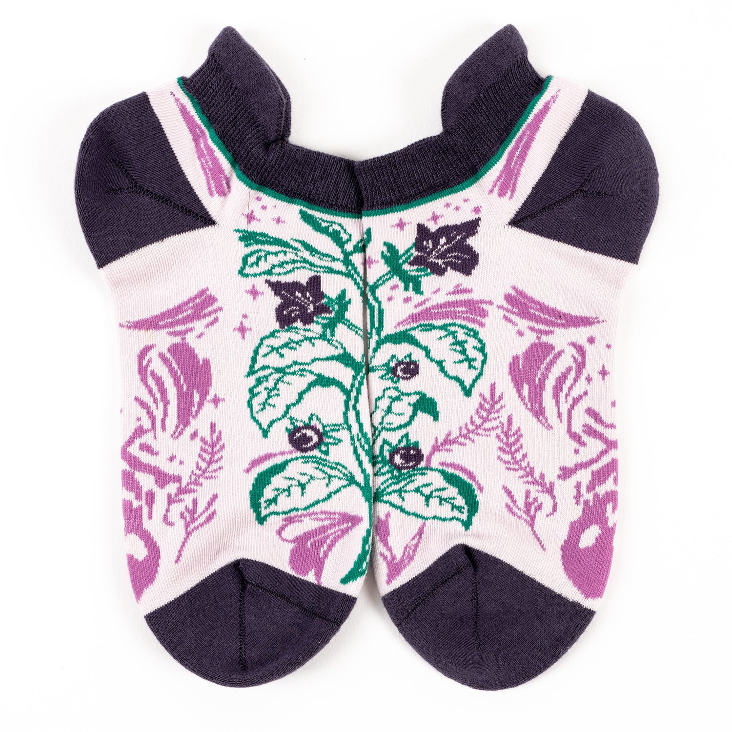 Belladonna Poisonous Plant Ankle Socks