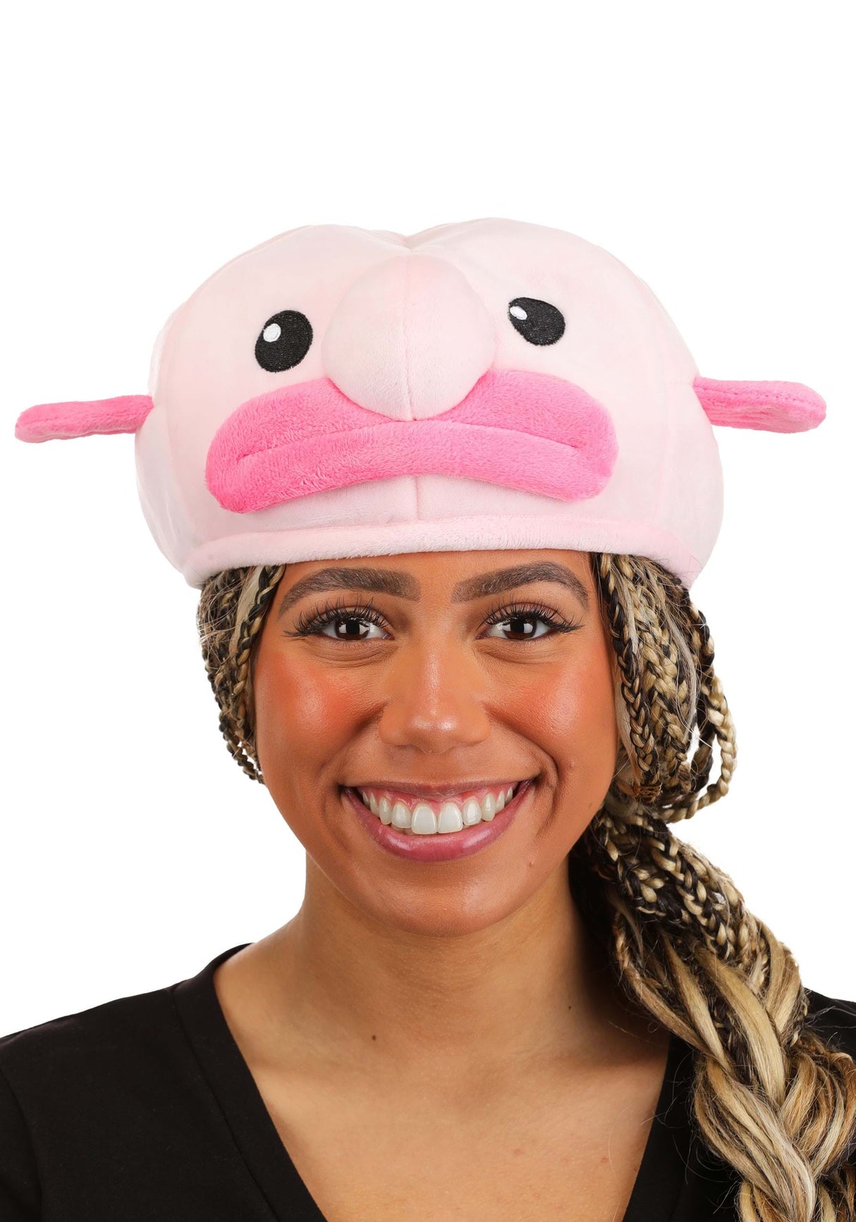 Adult Pink Blobfish Costume Hat