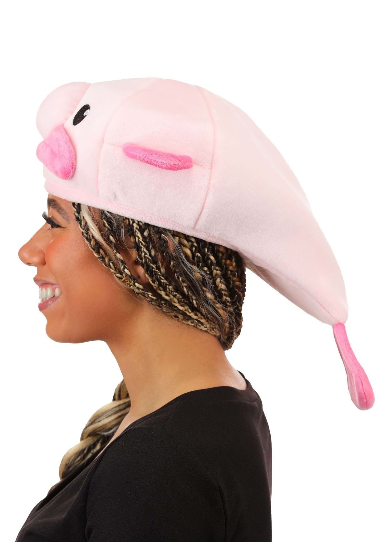 Adult Pink Blobfish Costume Hat