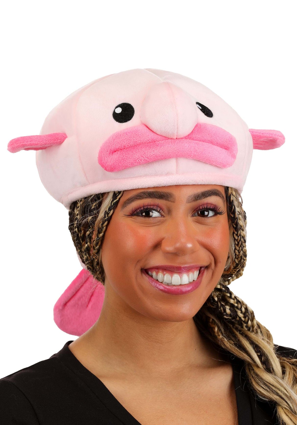 Adult Pink Blobfish Costume Hat