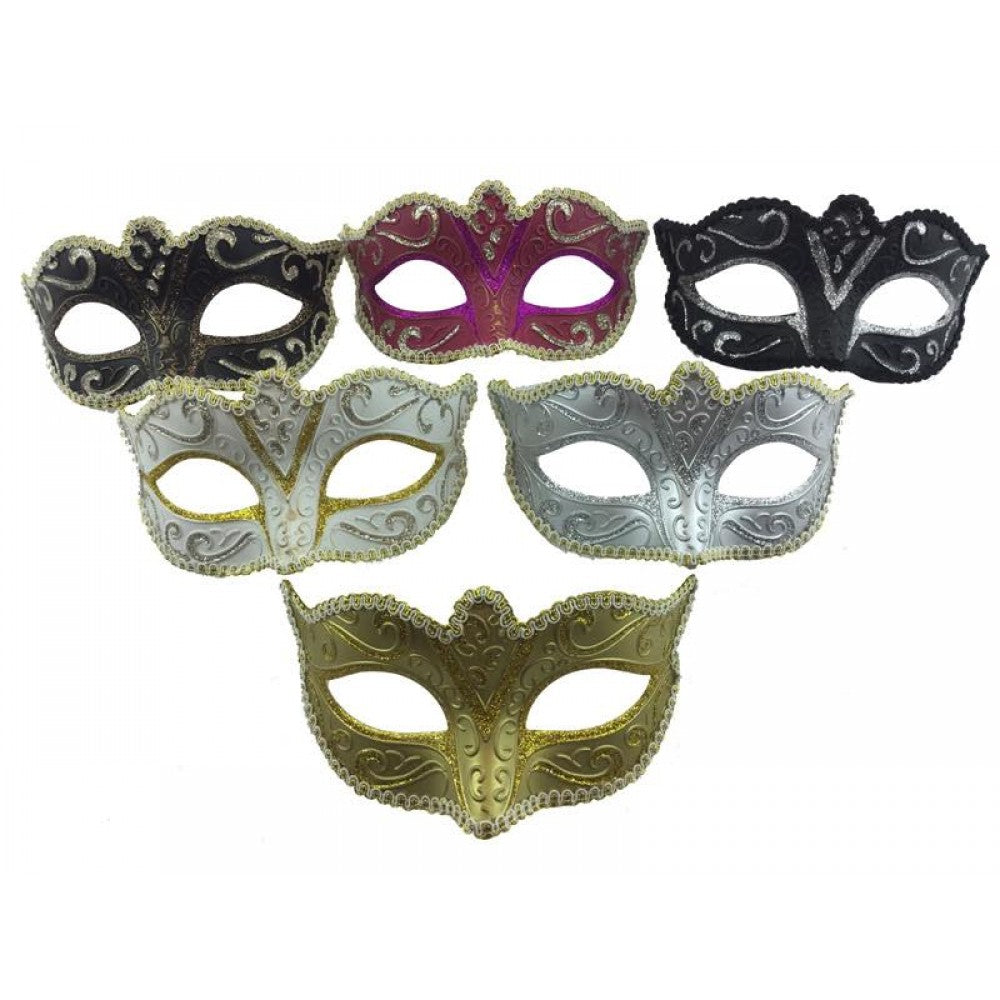 Elegant Scroll Masquerade Mask