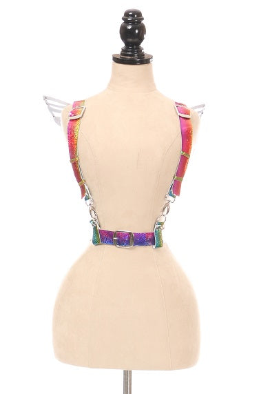 Rainbow Body Harness w/Wings