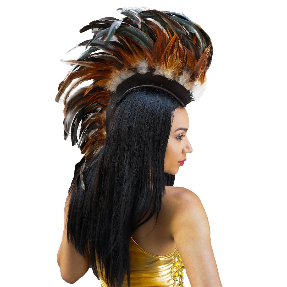 Natural Feather Coque Mohawk