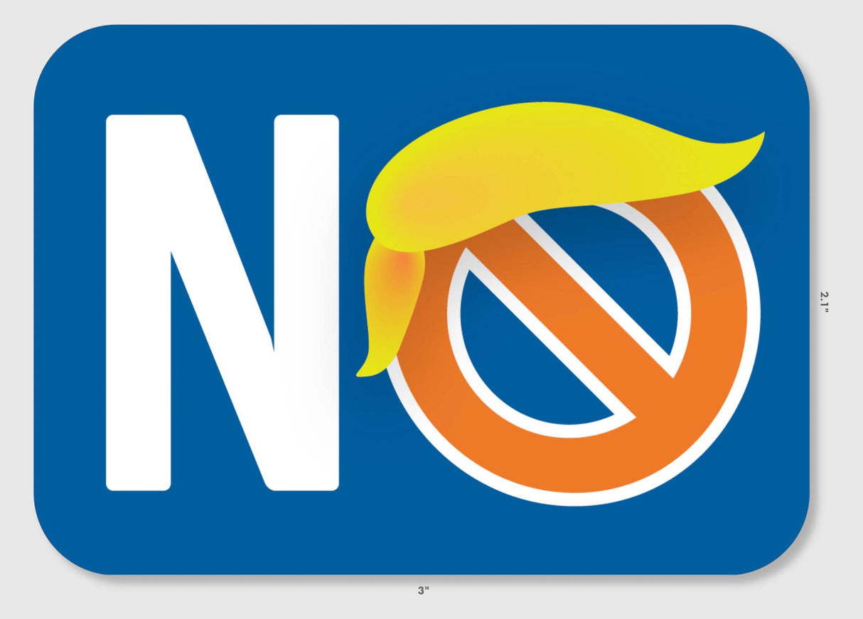 NO (Anti-Trump) Sticker