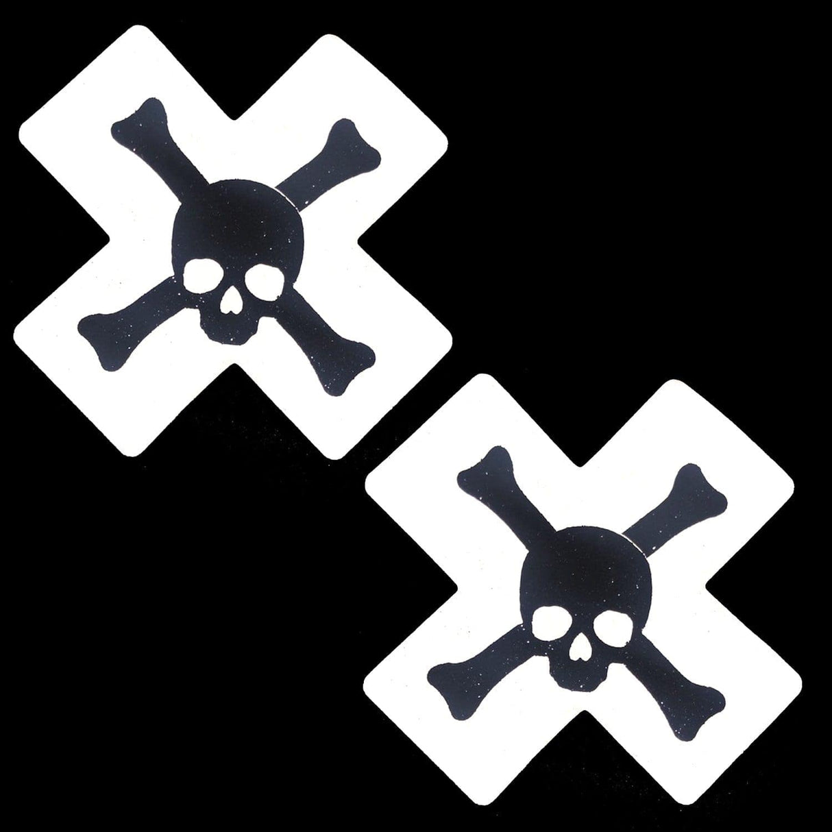 POISON Reflective & Black Glitter X Factor Nipple Cover Pasties