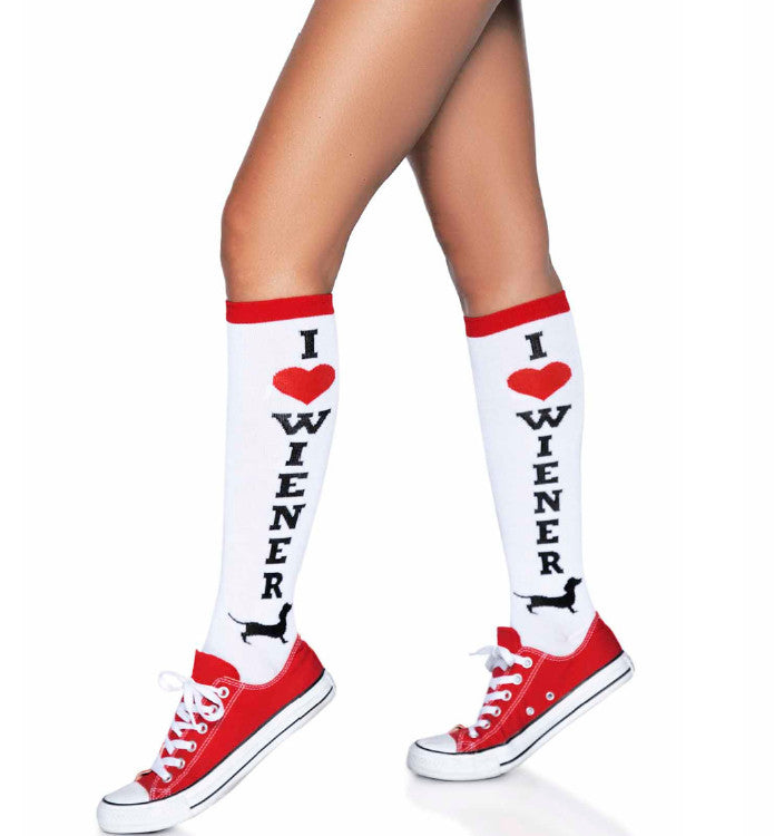 Wiener Dog Knee High Socks