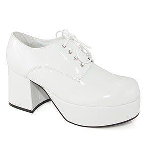 Not Available #456 White Mens Disco Shoes Lg RENTAL