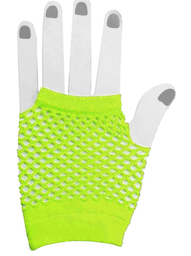 80's Fishnet Gloves
