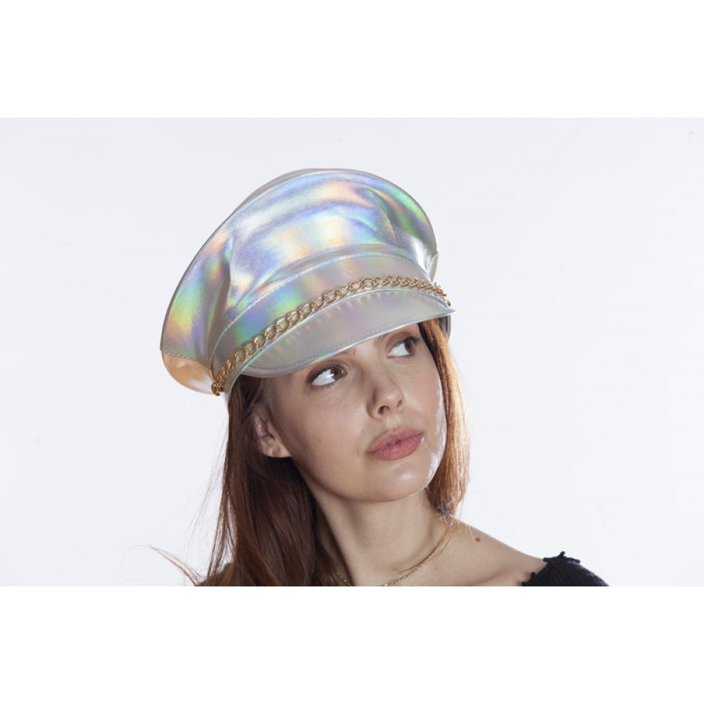 Holographic Military Style Hat