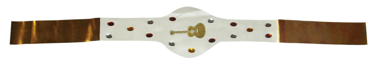 Faux Leather Rocker Belt