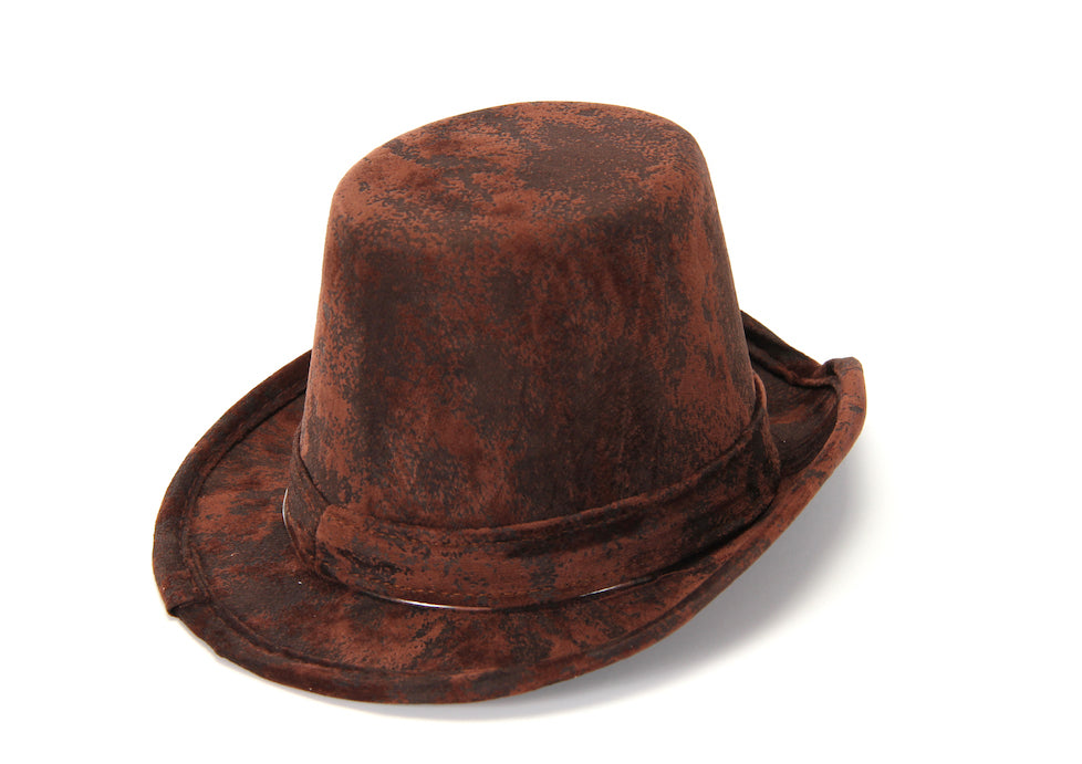 Little Victorian Top Hat Brown