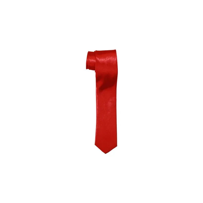 Red Slim Tie