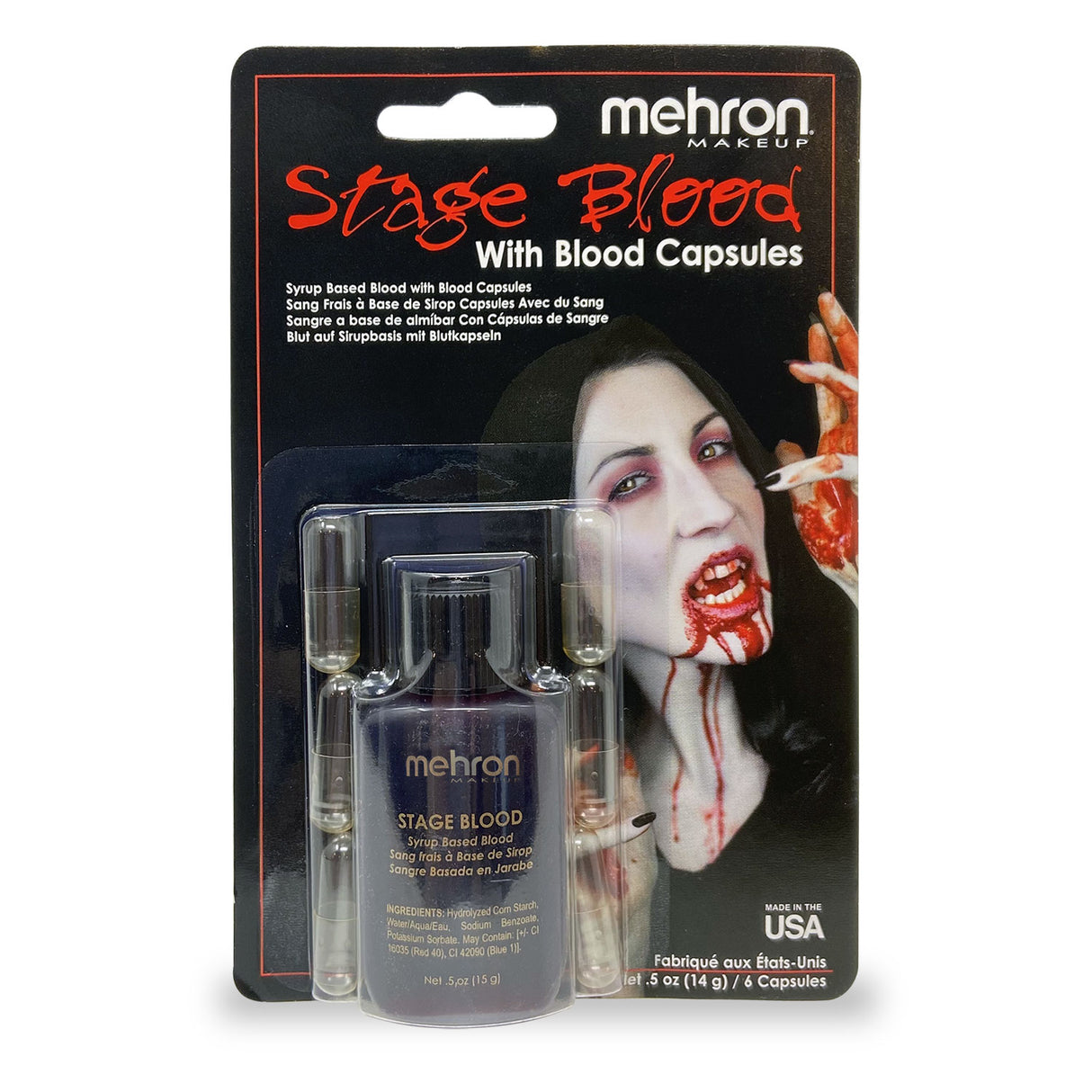 Stage Blood .5oz with 6 Bite Capsules