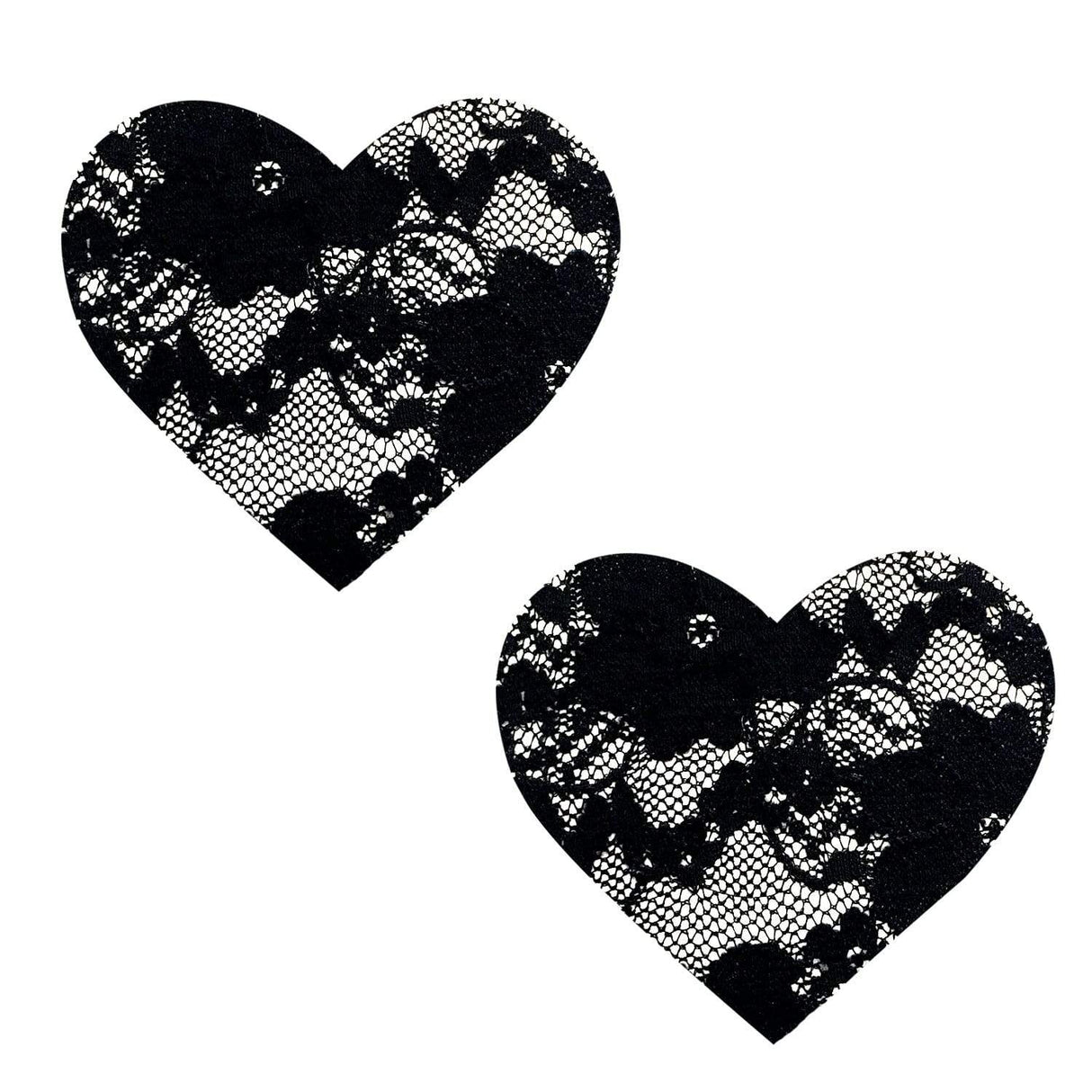 Vogue Black Lace I Heart U Pasties
