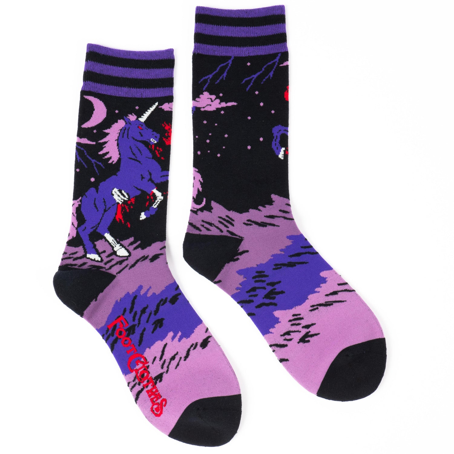 Evil Unicorn Crew Socks