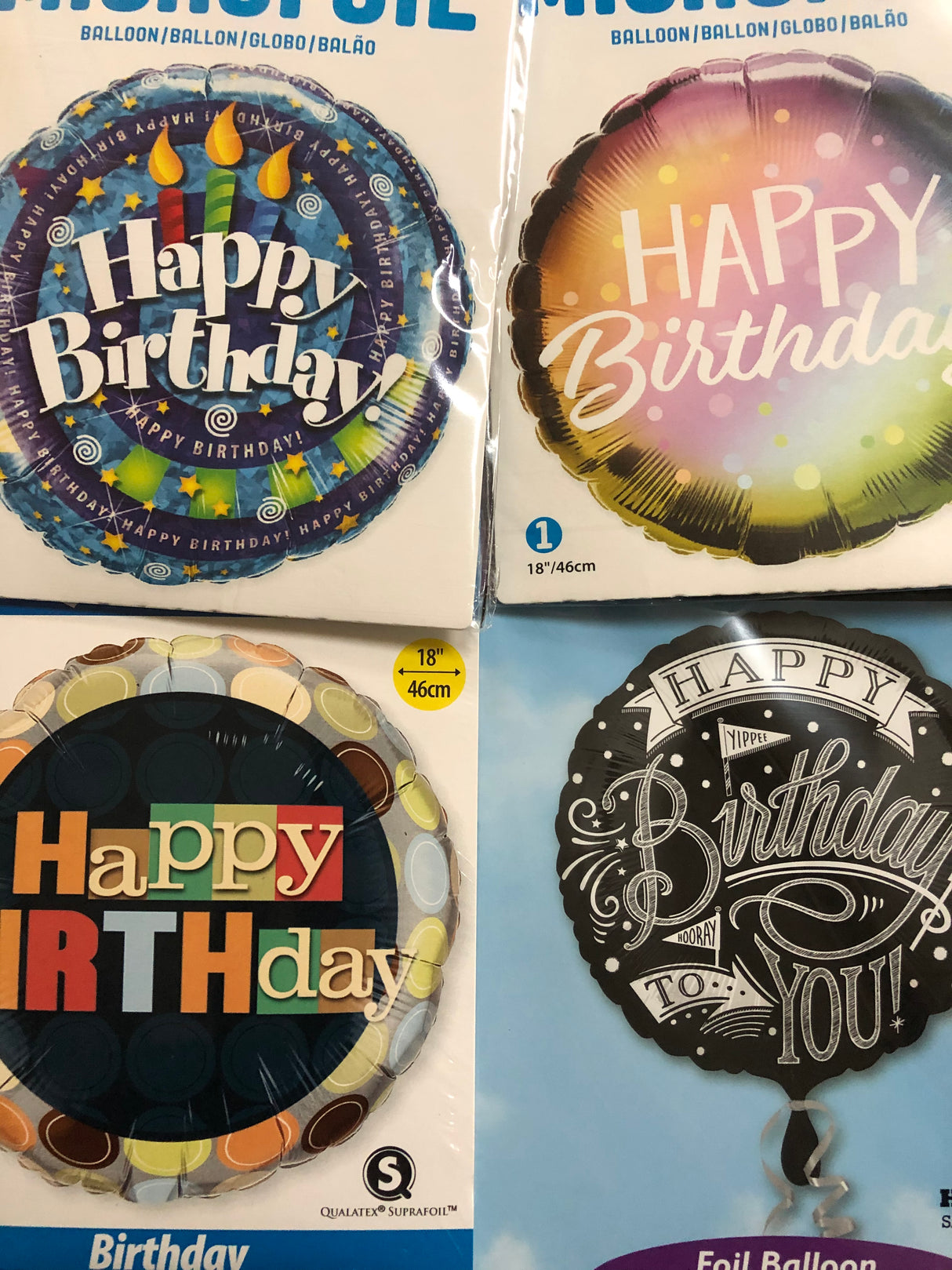 18" Happy Birthday Balloon