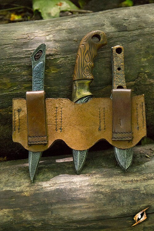 Brown Rogue Foam Knife Set Holder