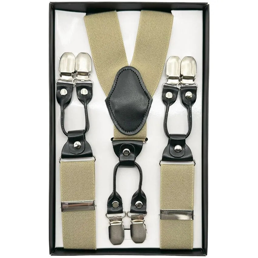 Six-Clip Adult Suspender
