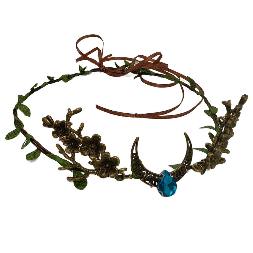 Moon Druid Tiara w/ Stone