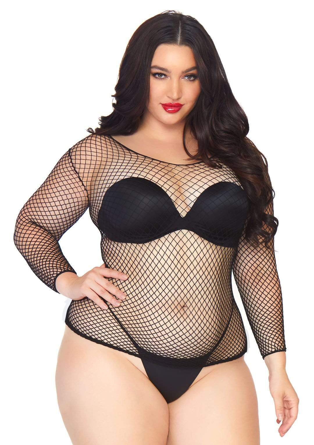 Long Sleeve Fishnet Shirt