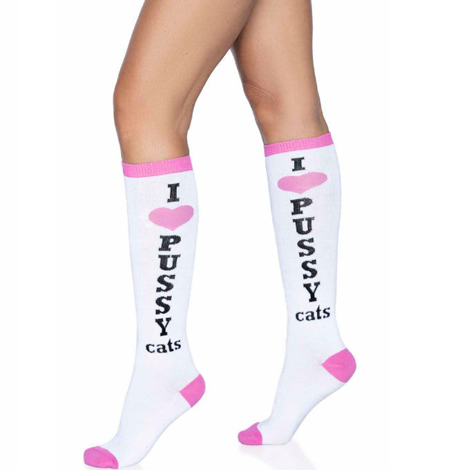 Pussycat Knee High Socks