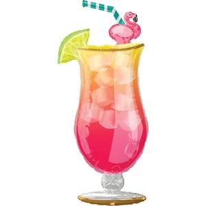 Flamingle Tropical Drink Balloon