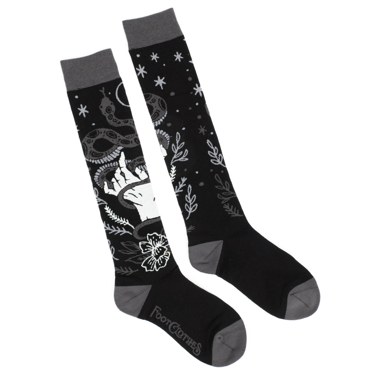 Serpentine Witch Knee High Socks